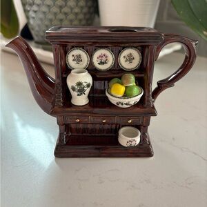 Portmeirion Botanic Garden Welsh Cupboard Tea Pot Made in England *No‎ Lid*